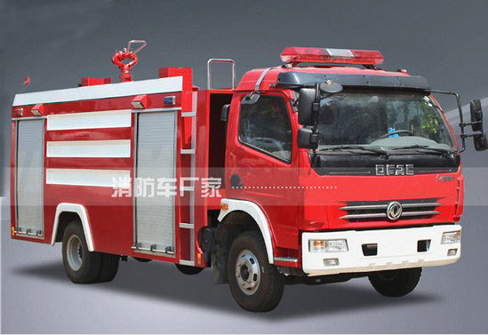 5噸東風多利卡單排座泡沫消防車價格